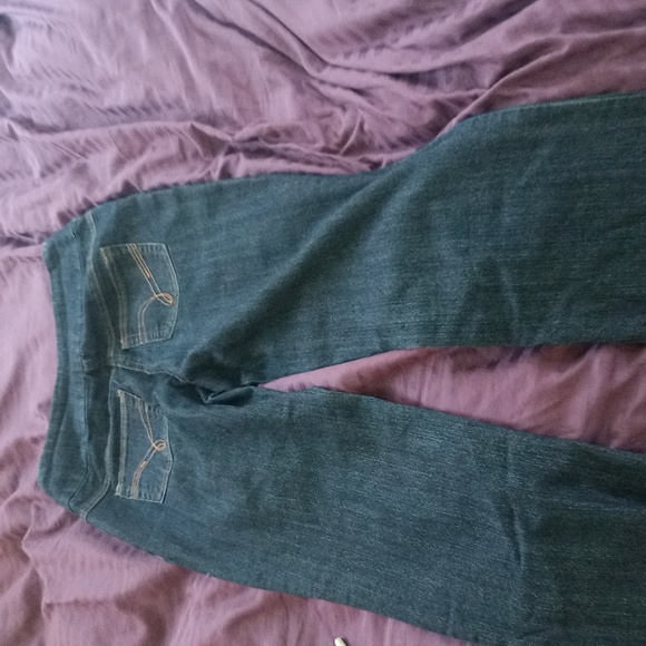 Contrast brand dark denim stretch waist jeans - Picture 3 of 3